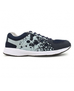 Mens Blue and Light Blue running shoes with Lace